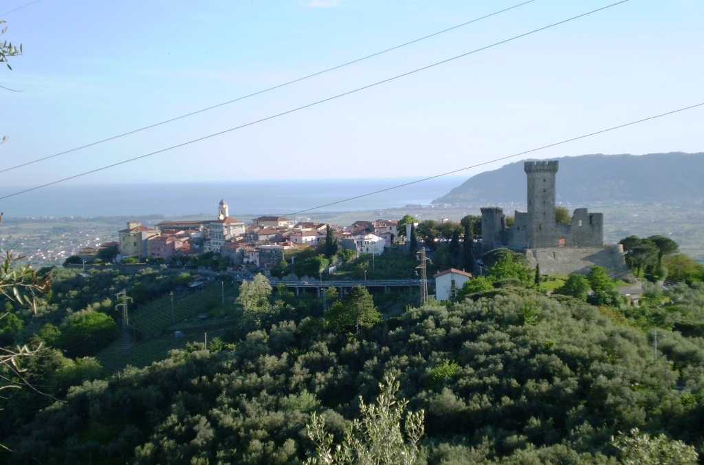 Castelnuovo Magra come si vede da casa mia....